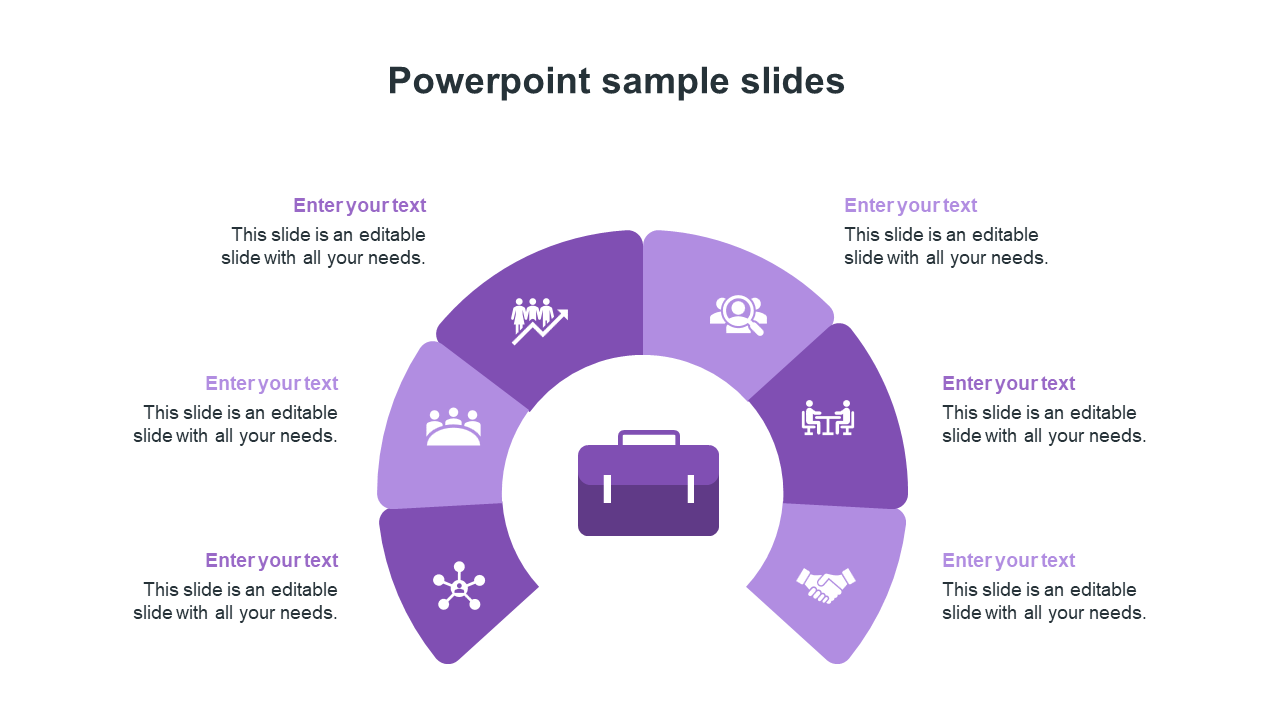 powerpoint sample slides-purple